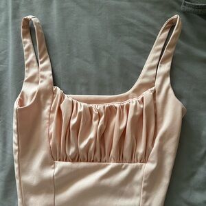 Elegant Blush Sleeveless Top